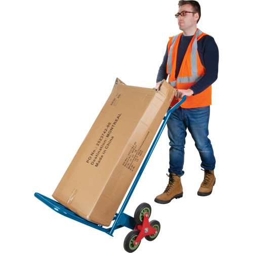 Stair Climbing Hand Truck, Steel Frame, 23-3/4" W x 45-5/8" H, 300 lbs. Capacity Consource