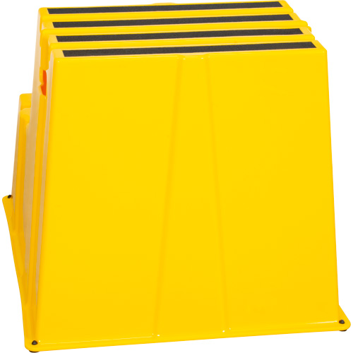 Escabeau industriel, 2 marches, 26" x 22-7/16" x Hauteur 19-11/16" Consource