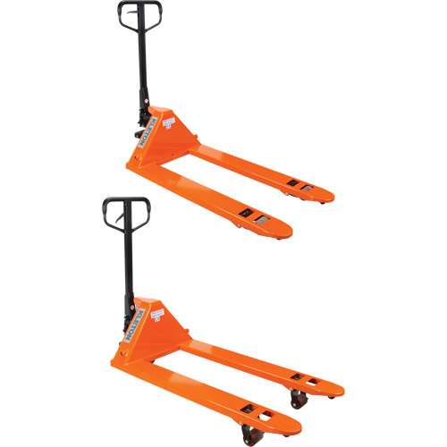 Quick-Lift Manual Pallet Truck, Steel, 48" L x 27" W, 5500 lbs. Capacity Consource