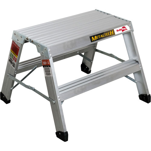 Poste de travail chevalet de sciage portatif, Cadre Aluminium, 12-1/4" p x 24" h Consource