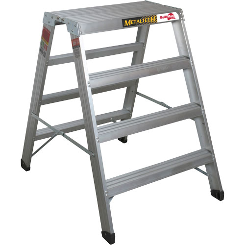 Poste de travail chevalet de sciage portatif, Cadre Aluminium, 12-1/4" p x 48" h Consource