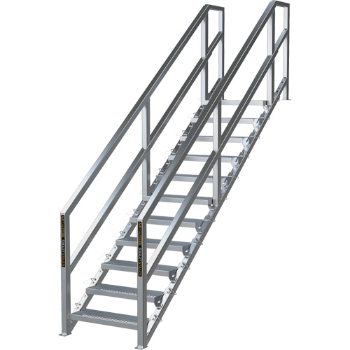 Syst&egrave;me d'escalier modulaire pour la construction de 11-16 marches SmartStairs, 120" ha Consource
