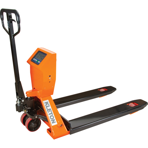 Digital Scale Pallet Truck, 44.5" L x 27.75" W, 4400 lbs. Cap. Consource