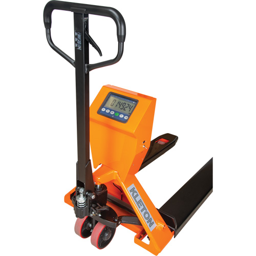 Digital Scale Pallet Truck, 44.5" L x 27.75" W, 4400 lbs. Cap. Consource