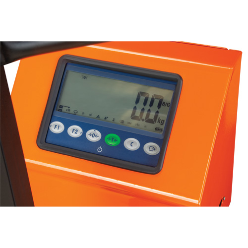 Digital Scale Pallet Truck, 44.5" L x 27.75" W, 4400 lbs. Cap. Consource