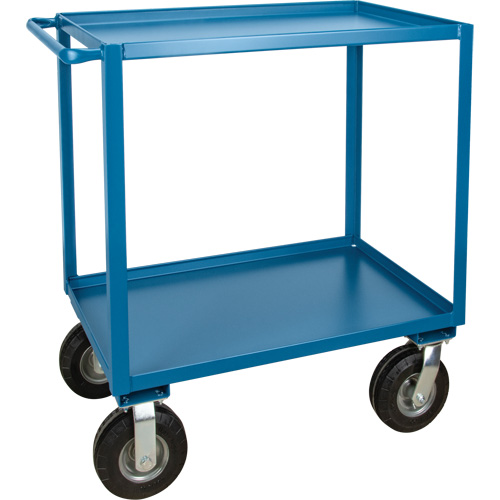 Outdoor Shelf Cart, 2 Tiers, 18" W x 39" H x 33" D, 1200 lbs. Capacity Consource