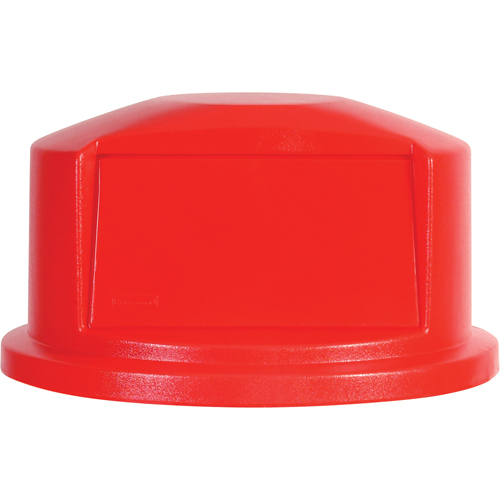 Couvercles ronds Brute, Couvercle bomb&eacute;, Plastique/Poly&eacute;thyl&egrave;ne, Convient aux contenants 22" dia. Consource