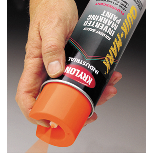 Industrial Quik-Mark Solvent-Based Inverted Marking Paint, 17 oz., Aerosol Can Consource