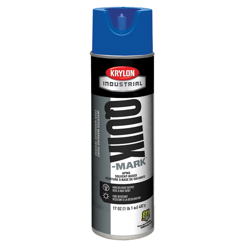 Peinture de marquage industrielle invers&eacute;e &agrave; base de solvant Quik-Mark, 17 oz, Canette a&eacute;rosol Consource