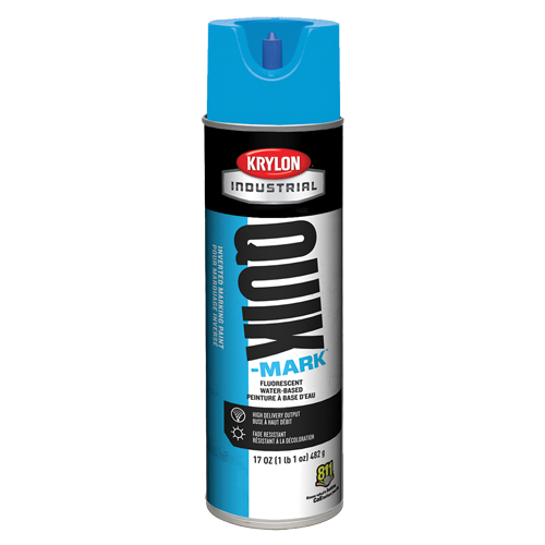 Industrial Quik-Mark Water-Based Inverted Marking Paint, 17 oz., Aerosol Can Consource
