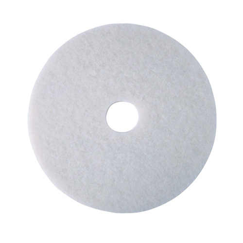 Floor Pad, 17", Polish, White Consource