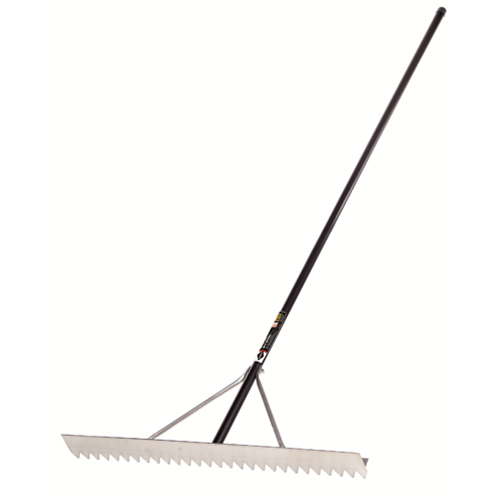 Pro Asphalt Rake, 36" W, Aluminum Blade, 28 Tines Consource