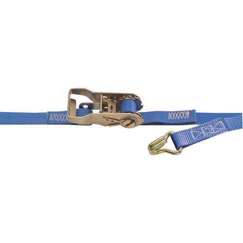 Heavy-Duty Utility Straps, J-Hook, 1" W x 1.33' L, 835 lbs. (379 kg) Working Load Limit Consource