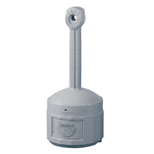 Cendriers Smoker's Cease-Fire, Sur pied, Plastique, Capacit&eacute; 4 gal. US, Hauteur 38-1/2" Consource