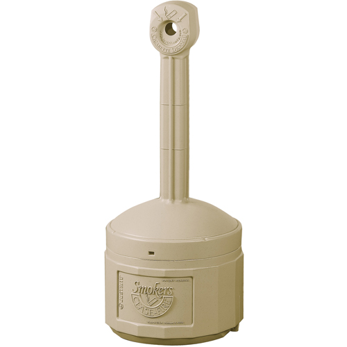 Cendriers Smoker's Cease-Fire, Sur pied, Plastique, Capacit&eacute; 1 gal. US, Hauteur 30" Consource