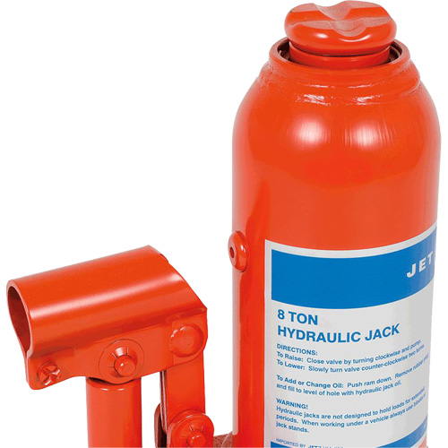 JHJ-8 Super Heavy-Duty Bottle Jack, 8 Ton(s), 15-3/8" Raised Height Consource