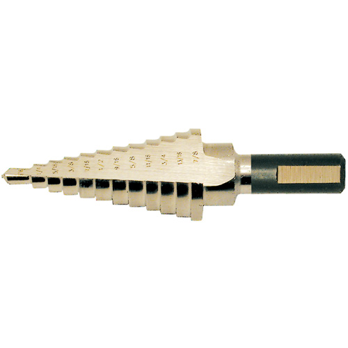 Foret &eacute;tag&eacute; de super premi&egrave;re qualit&eacute;, 1/8" - 1/2", Incr&eacute;ments de 1/32", Acier rapide Consource