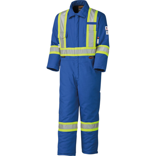 5522A High Visibility FR Rated & Arc Rated Safety Coveralls, Size 2X-Large, Royal Blue, 58 cal/cm² Consource