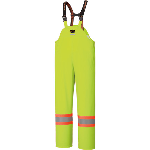 5895 High Visibility Flame Resistant Waterproof Bib Pants, 2X-Large, High Visibility Lime-Yellow Consource