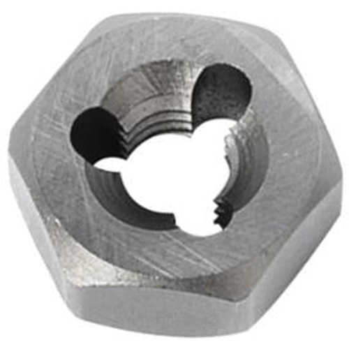 Hexagon Rethreading Bolt Die, 19/32" Dia., 1/4"-28 Thread, Chromium Steel Consource