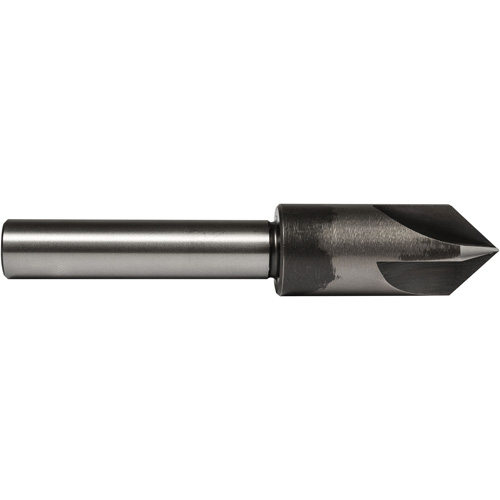 Fraise conique, 1", Acier rapide, Angle de 82°, 4 cannelures Consource