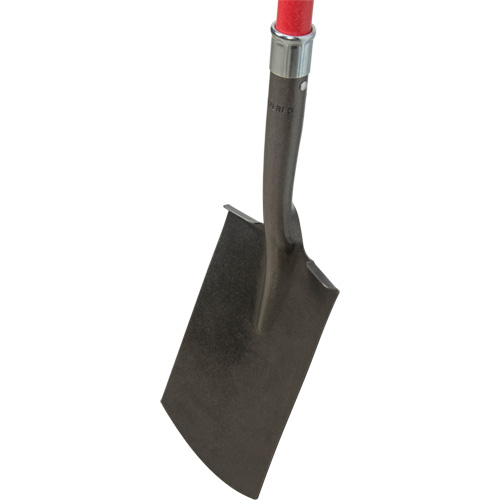 Heavy-Duty Shovels, Fibreglass, Carbon Steel Blade, D-Grip Handle, 30-1/2" Long Consource