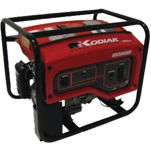 Kodiak KD3000VR Portable Generator, 2400 W Rated, 120 V, 16 L Tank Consource