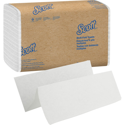 Essuie-tout &agrave; couches multiples Essential Scott, 1 pli, 9-2/5" lo x 9-1/5" la, 250 /pqt Consource