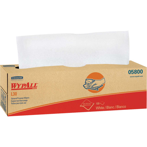 WypAll&reg; L30 General Purpose Towels, All-Purpose, 16-2/5" L x 9-4/5" W Consource