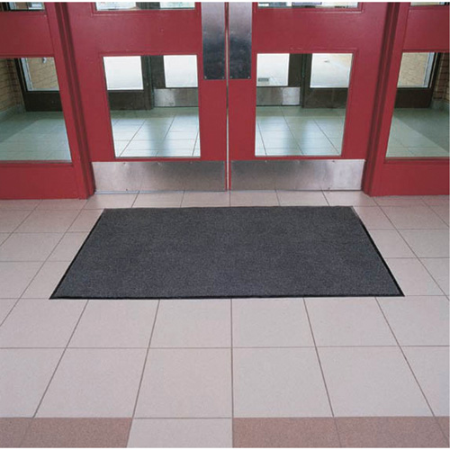 Poly-Tuft Matting, Wiper, 4' x 6' x 5/16", Charcoal Consource