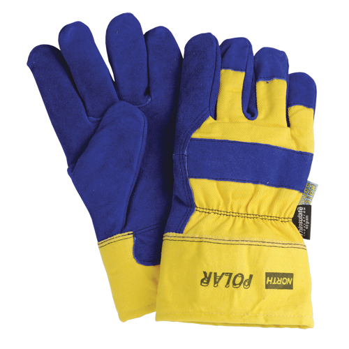 Insulated Gloves, One Size, Split Leather Palm, Thinsulate Inner Lining Consource