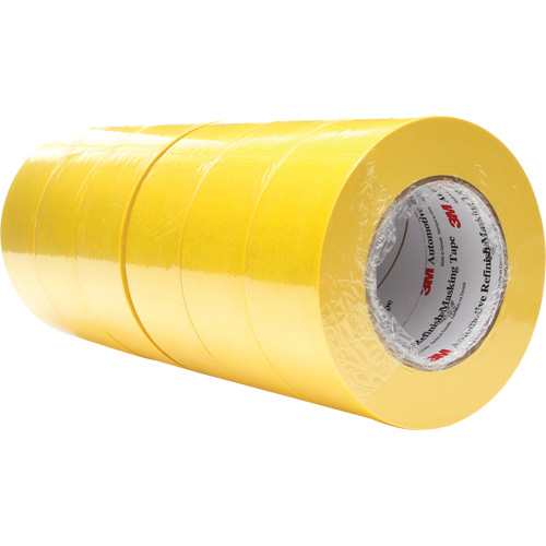 Automotive Refinish Masking Tape 388N, 48 mm (2") x 55 m (180'), Yellow Consource