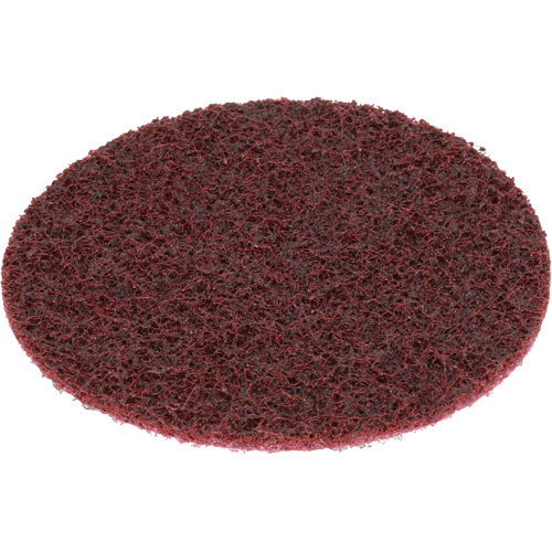 Disque de conditionnement de surface SC- DH Scotch-Brite, 4" dia., Grain Moyen, Oxyde d'aluminium Consource