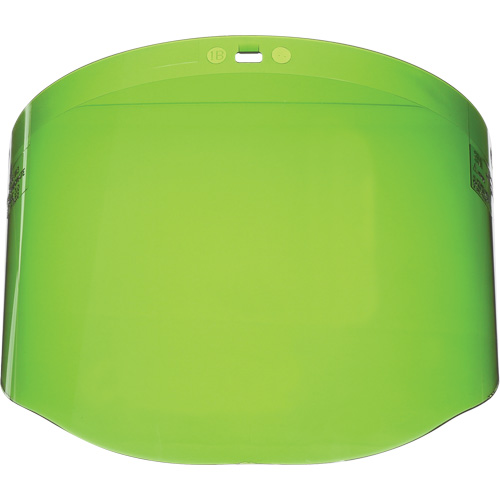 Faceshield Window, Polycarbonate, Green Tint Consource