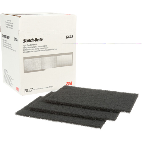 Tampon manuel pour travaux g&eacute;n&eacute;raux Scotch-Brite, Carbure de silicium, 6" x 9", Grain Ultra fin Consource