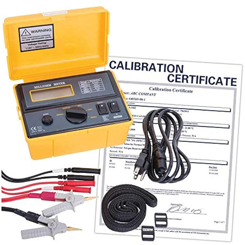 110 V Milli-Ohmmeter with Calibration Certificate Consource