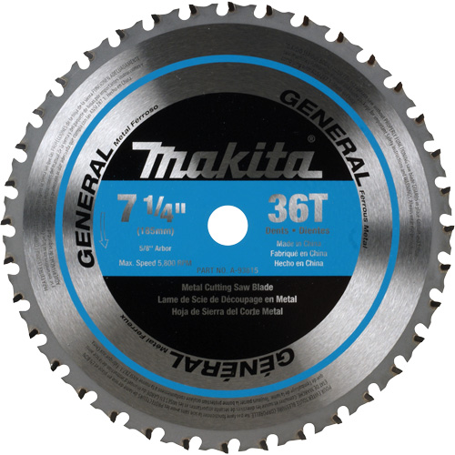 Lame de scie &agrave; pointes au CERMET, 7-1/4", 36 dents, Pour M&eacute;tal Consource