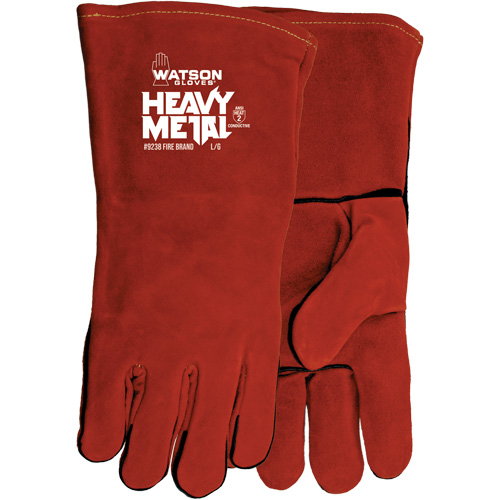 Gants de soudage Fire Brand, Cuir de vache refendu, Taille Taille unique Consource