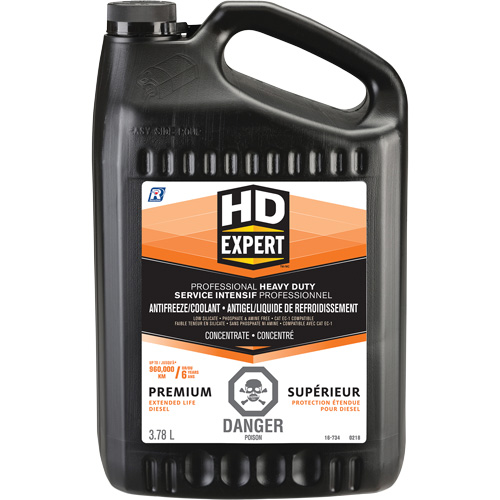 Antigel/liquide de refroidissement concentr&eacute; pour dur&eacute;e de vie prolong&eacute;e pour moteur diesel Turbo Power, 3,78 L, Gallon Consource