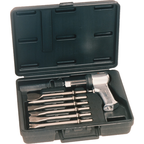 Ensemble de marteau pneumatique de s&eacute;rie lourde, 3 pi³/min, 1/4" NPT, 3000 coups/min, 3/4" x 2-9/32" (19,05 mm x 57,94 mm) Consource