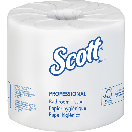 Scott&reg; Essential Toilet Paper, 2 Ply, 506 Sheets/Roll, 169' Length, White Consource
