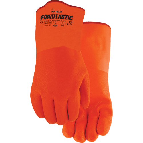 Gants Foamtastic, Taille unique, R&ecirc;vetement PVC, Enveloppe en Mousse Consource