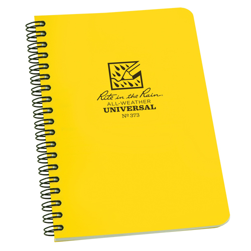 Side-Spiral Notebook, Soft Cover, Yellow, 64 Pages, 4-5/8" W x 7" L Consource