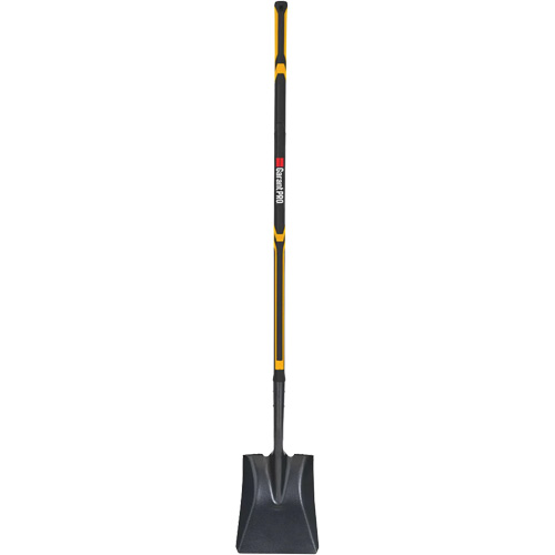 Pelle carr&eacute;e Pro, Fibre de verre, Lame Acier durci, Manche en Droit, Longueur 48" Consource