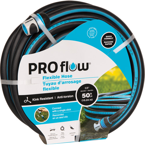 Flexible Hose, Plastic, 5/8" dia. x 100' Consource
