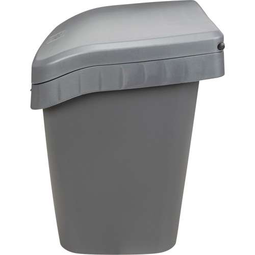Bacs d'entreposage pour sel & sable, Avec Moraillon, 21" x 27" x 26", 4,24 pi³, Gris Consource