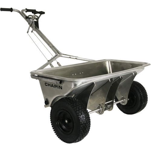 Professional Rock Salt Drop Spreader, 200 lbs. capacity Consource