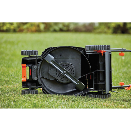 Tondeuse &agrave; gazon avec poign&eacute;e confortable, Pouss&eacute;e, &eacute;lectrique, Largeur de coupe 17" Consource