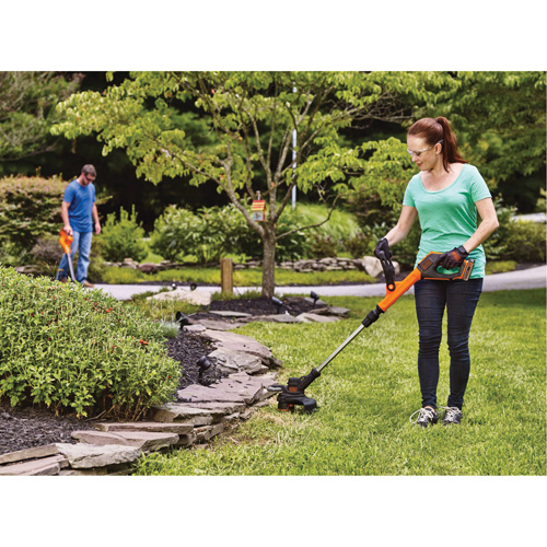 Max* Cordless 2-Speed String Trimmer/Edger Kit, 12", Battery Powered, 20 V Consource