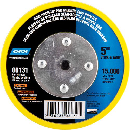 Back Up Pads For PSA & Hook And Loop Paper Discs Consource